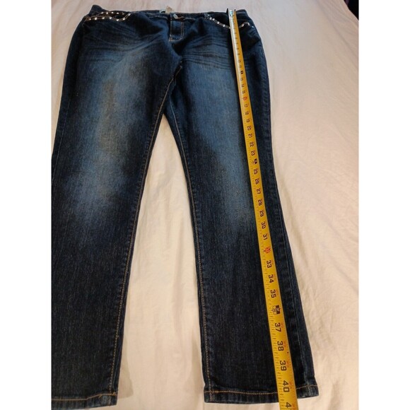Cotton Farm Jeans Plus Size 20 Blue Skinny - Picture 7 of 9